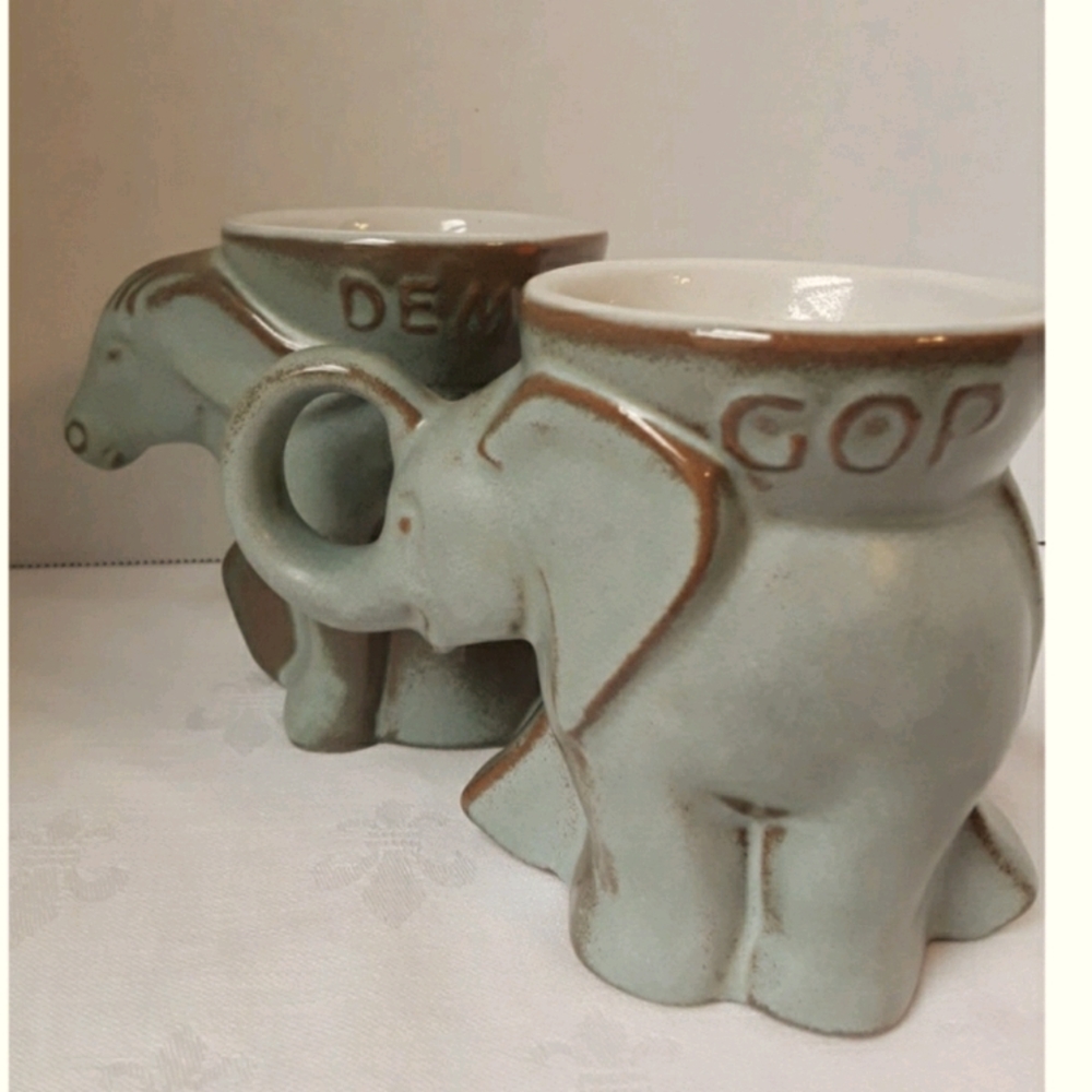 Vintage Political memorabilia coffee mugs